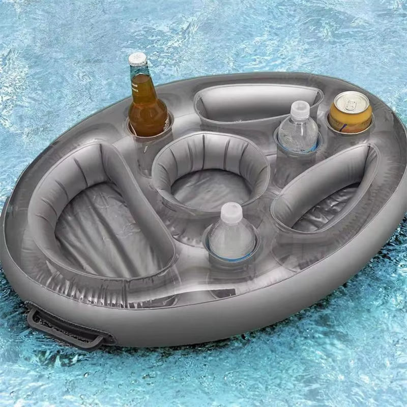 Swimming Pools Float Beer Table Cooler Table Bar Tray Inflatable Swimming Pool Mattress Water Food Drink Holder Swim Accessories