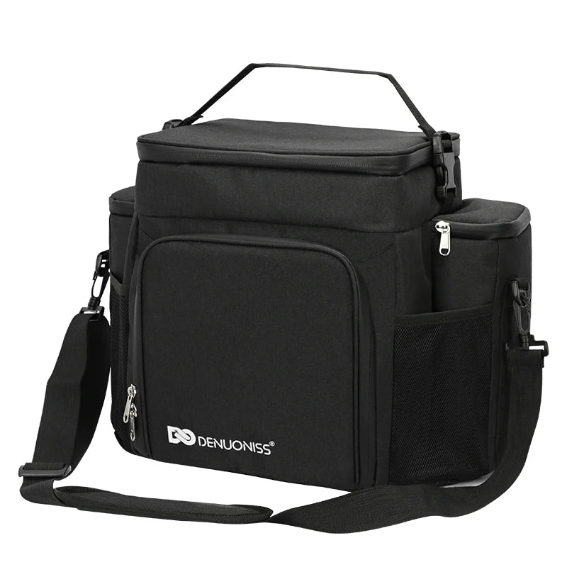 27L Portable Shoulder Cooler Bag Multilayer Fitness Thermal Bag for Food Picnic Lunch Insulated Cooler Bag Customized