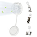 Magnetic Phone Fan One Hand Fan with Phone Grip Ring 3 Speeds Mini Fan for Iphone 16 15 14 13 Pro Max Summer Handheld Fan