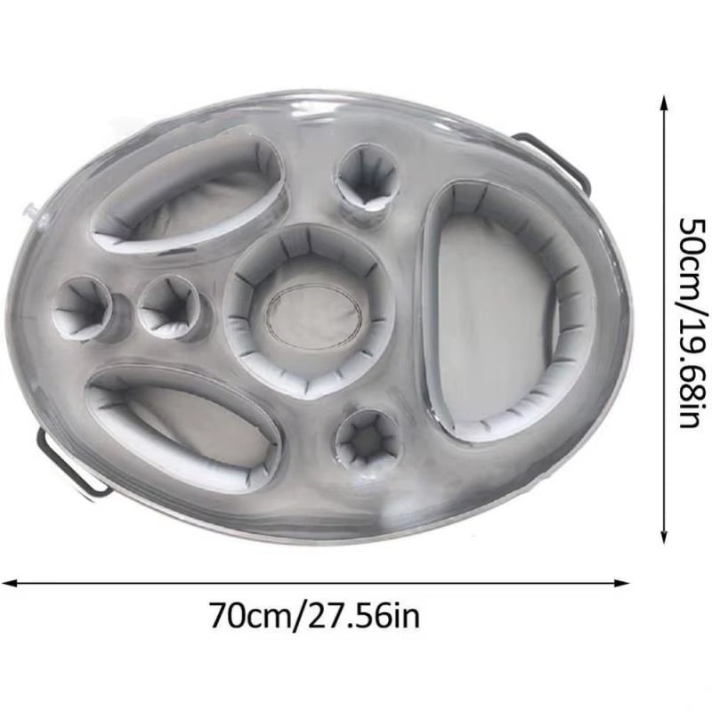 Swimming Pools Float Beer Table Cooler Table Bar Tray Inflatable Swimming Pool Mattress Water Food Drink Holder Swim Accessories